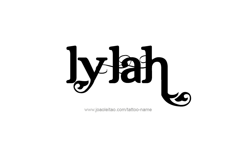 Tattoo Design Name Lylah   