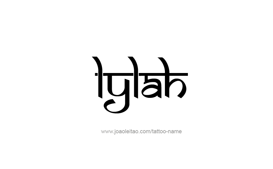 Tattoo Design Name Lylah   