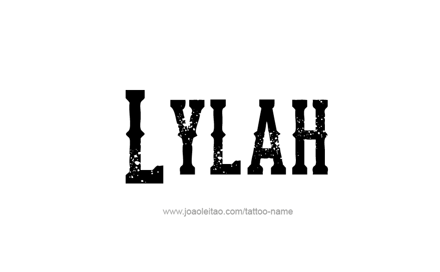 Tattoo Design Name Lylah   