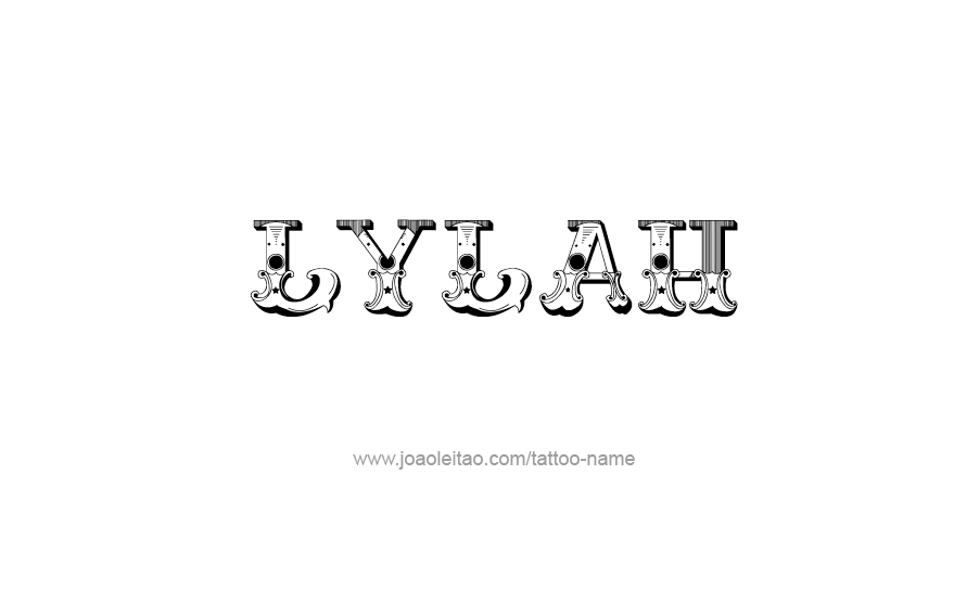 Tattoo Design Name Lylah   