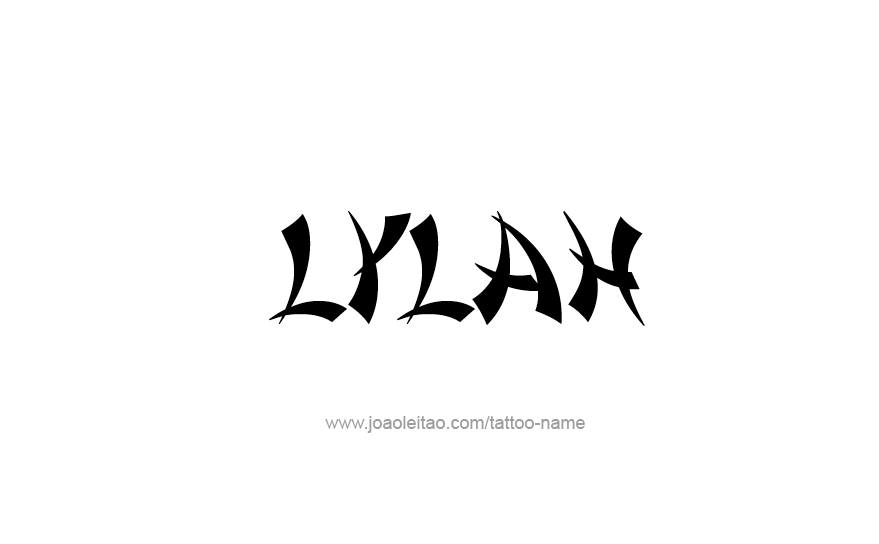 Tattoo Design Name Lylah