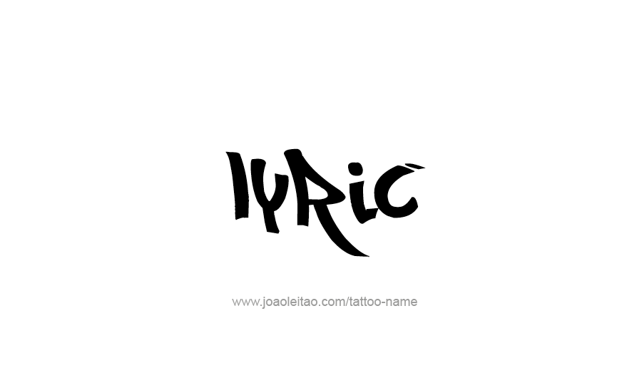 Tattoo Design Name Lyric   