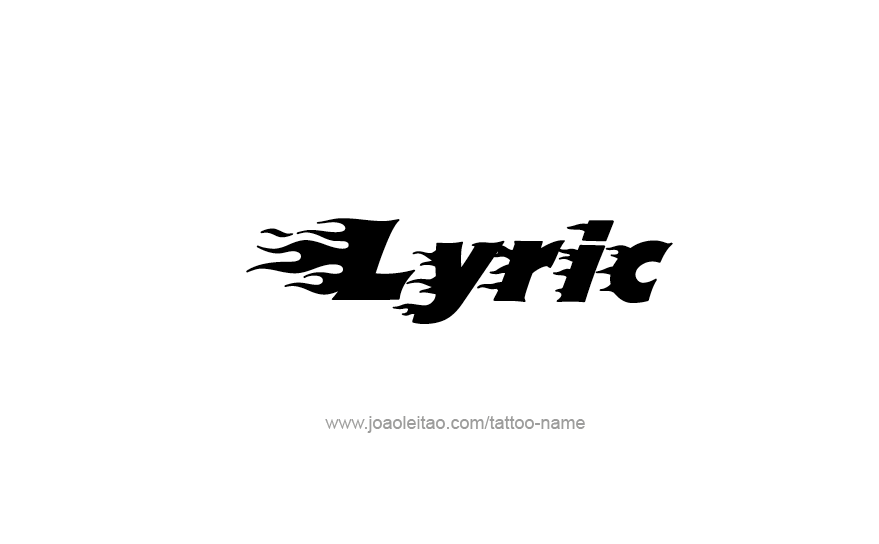 Tattoo Design Name Lyric   