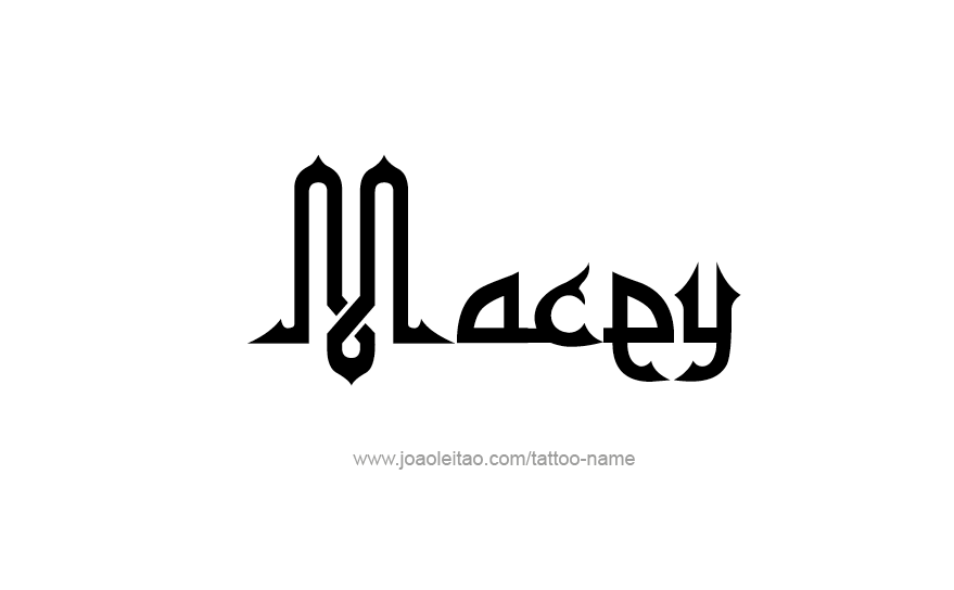 Tattoo Design Name Macey   