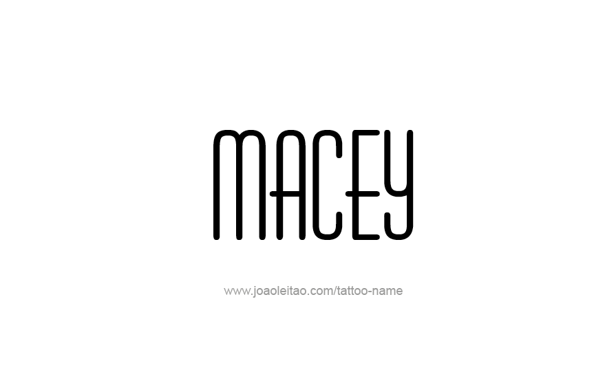 Tattoo Design Name Macey   