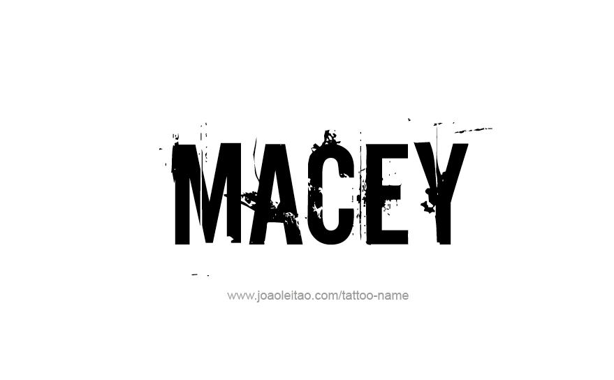 Tattoo Design Name Macey   