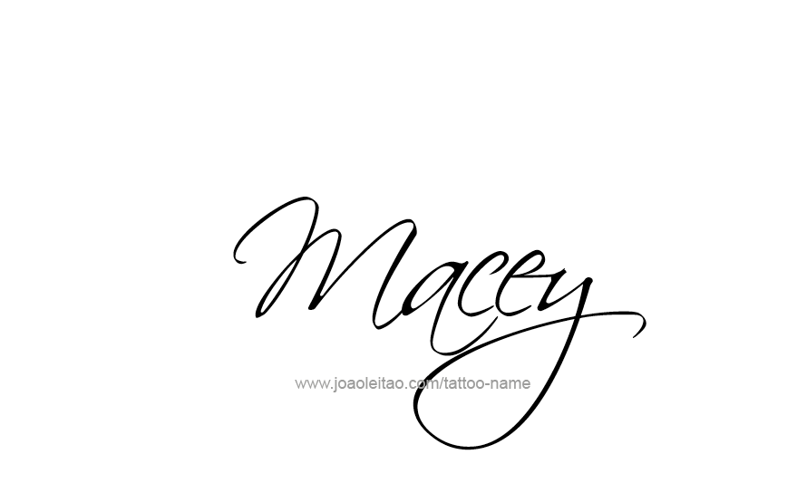 Tattoo Design Name Macey   