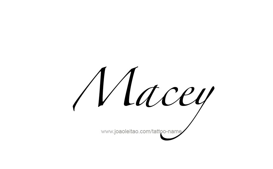 Tattoo Design Name Macey   