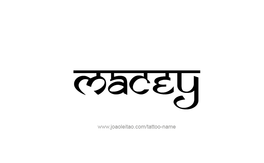 Tattoo Design Name Macey   