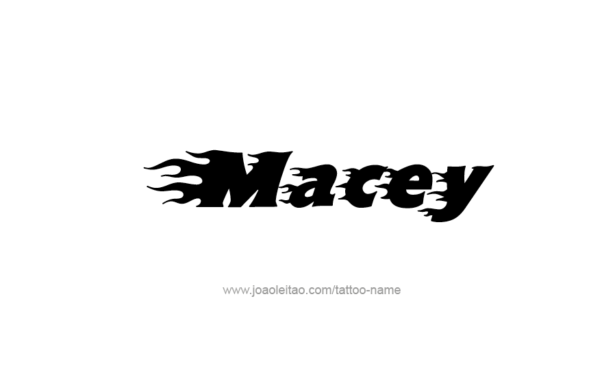 Tattoo Design Name Macey   