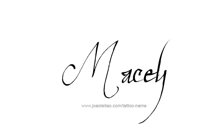 Tattoo Design Name Macey   