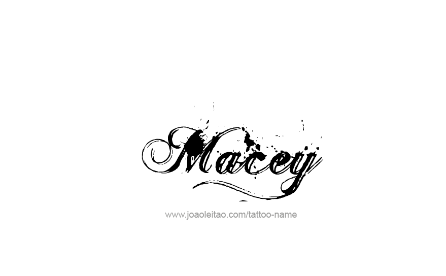 Tattoo Design Name Macey   