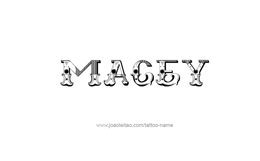 Tattoo Design Name Macey   