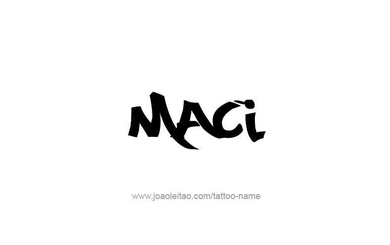 Tattoo Design Name Maci   