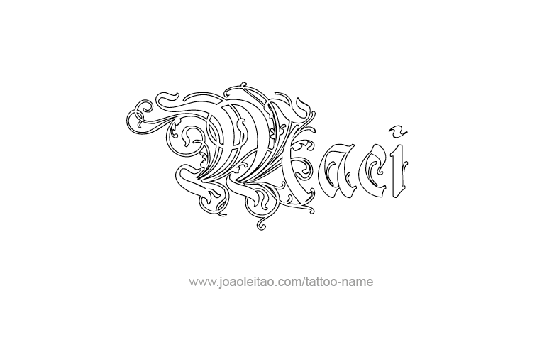 Tattoo Design Name Maci   