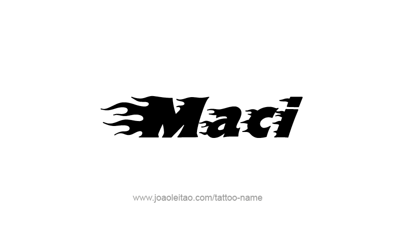 Tattoo Design Name Maci   