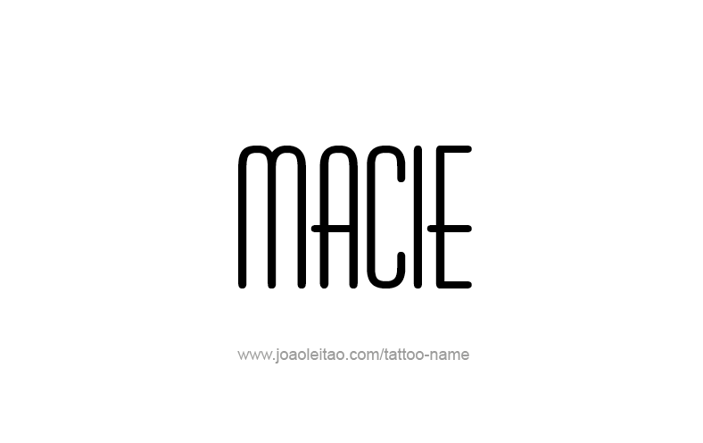 Tattoo Design Name Macie   