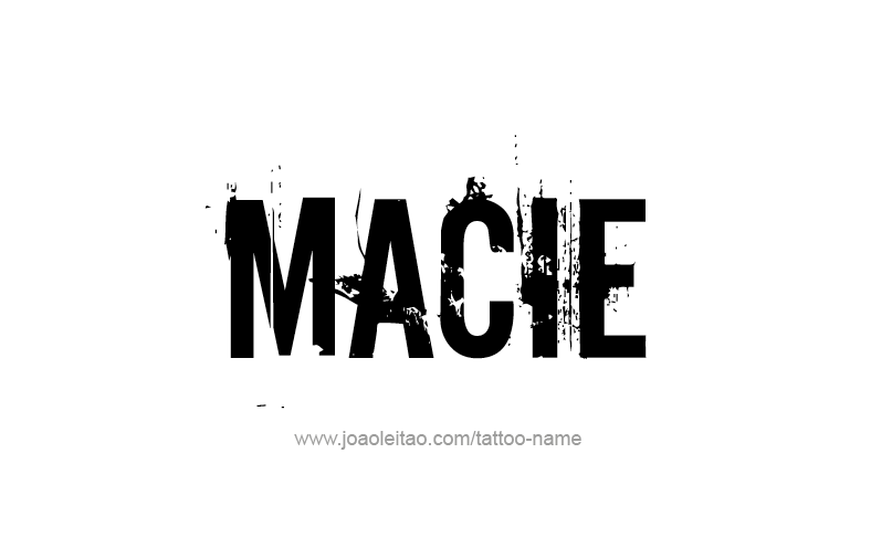 Tattoo Design Name Macie   