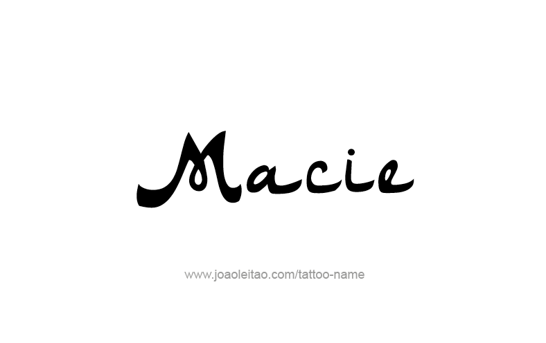 Tattoo Design Name Macie   