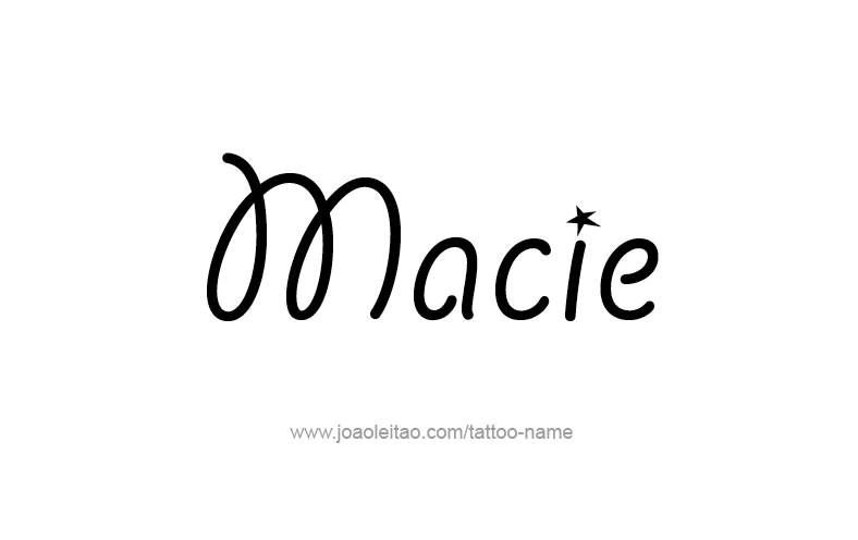 Tattoo Design Name Macie   