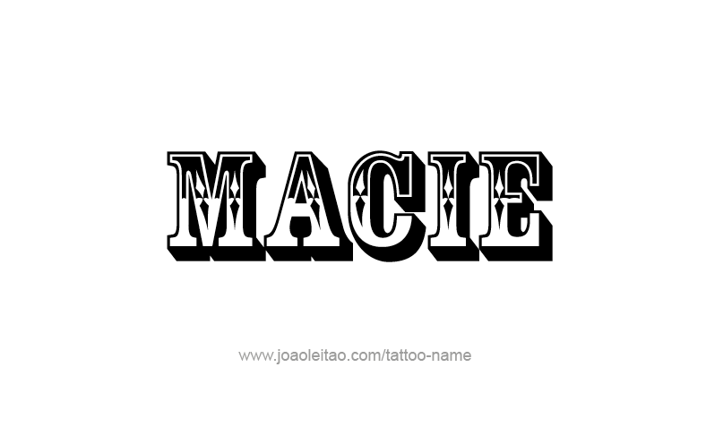 Tattoo Design Name Macie   