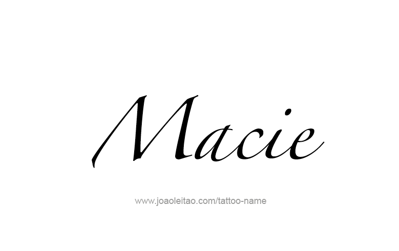 Tattoo Design Name Macie   