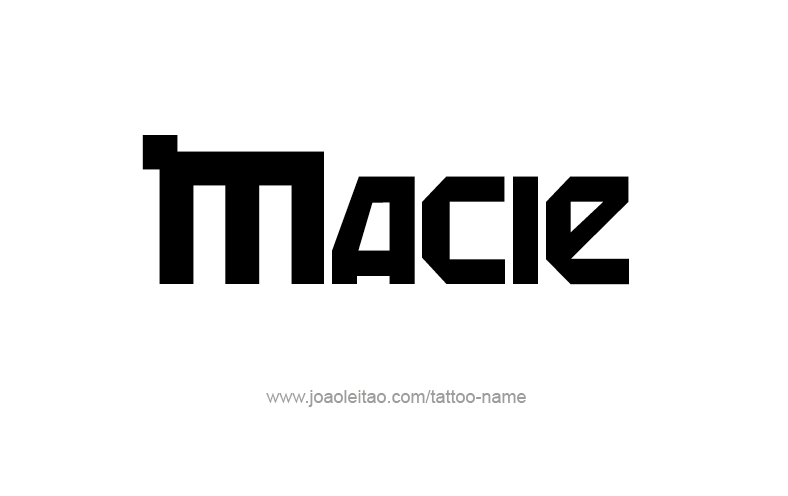 Tattoo Design Name Macie   