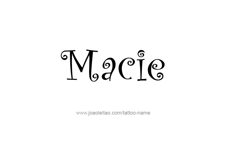 Tattoo Design Name Macie   