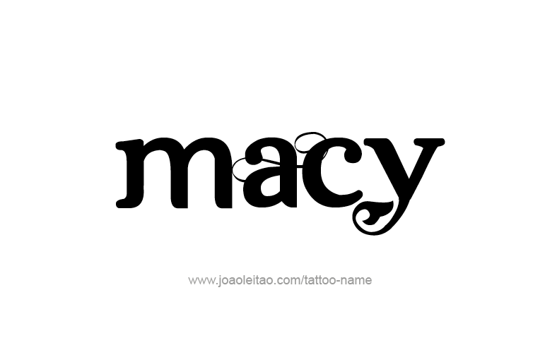 Tattoo Design Name Macy   