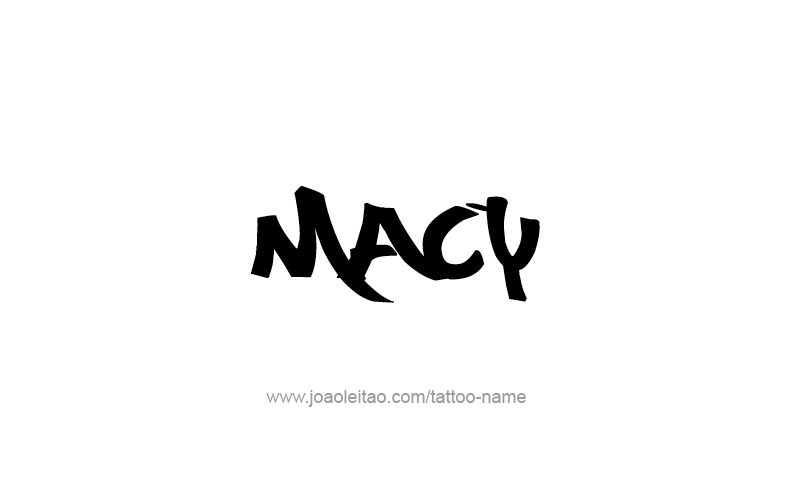 Tattoo Design Name Macy   