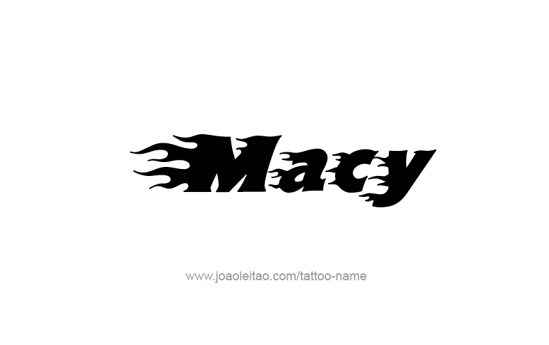 Macy Name Tattoo Designs