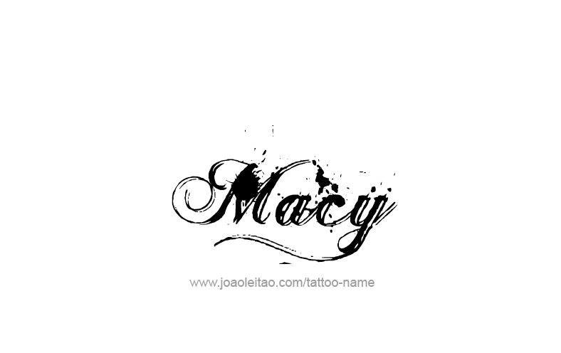 Tattoo Design Name Macy   