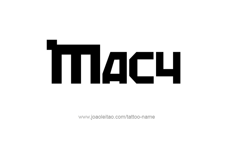 Tattoo Design Name Macy   