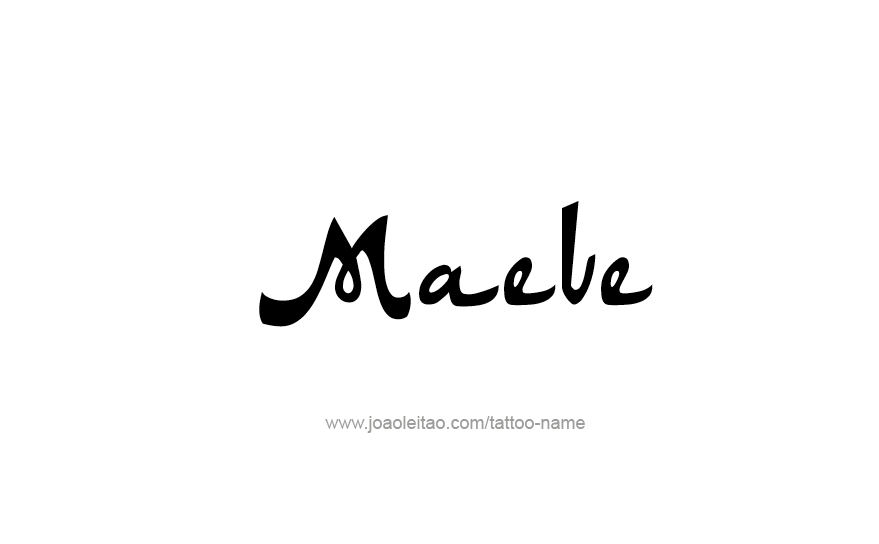 Tattoo Design Name Maeve   