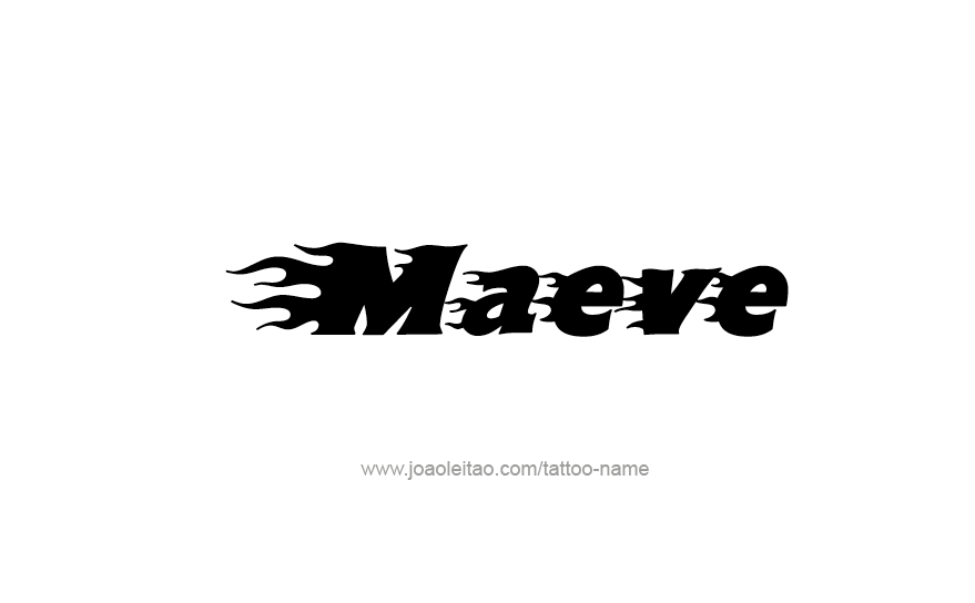 Tattoo Design Name Maeve   