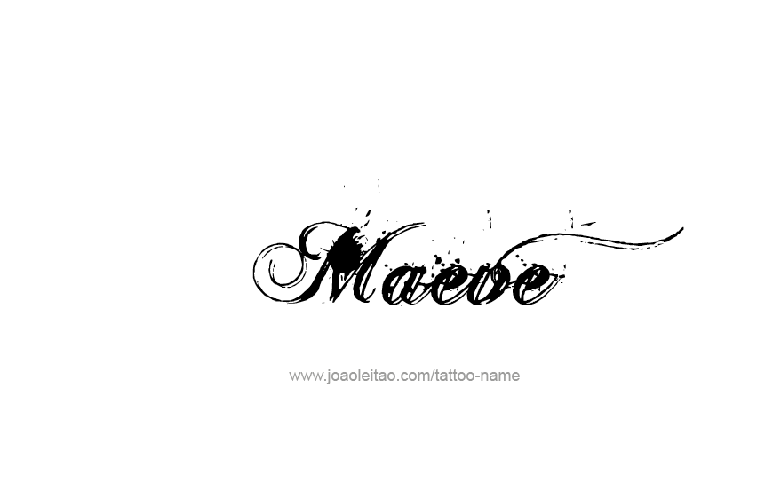 Tattoo Design Name Maeve   