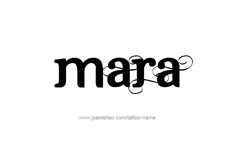 Tattoo Design Name Mara   