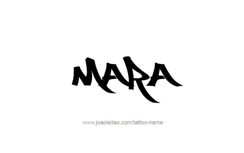 Tattoo Design Name Mara   