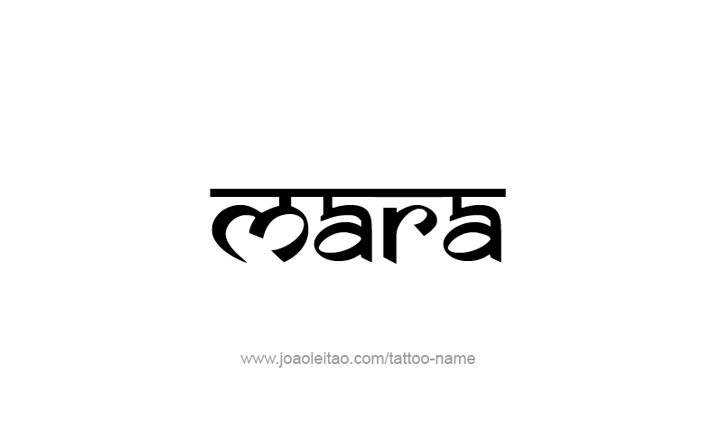 Tattoo Design Name Mara   