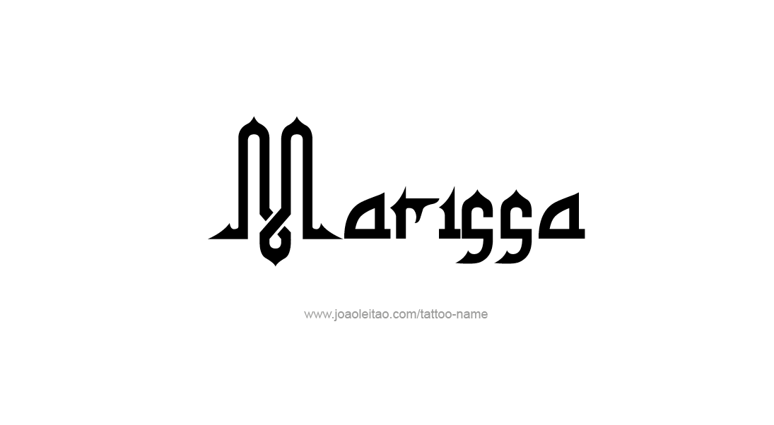 Tattoo Design Name Marissa   