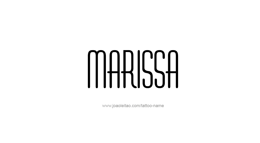 Tattoo Design Name Marissa   