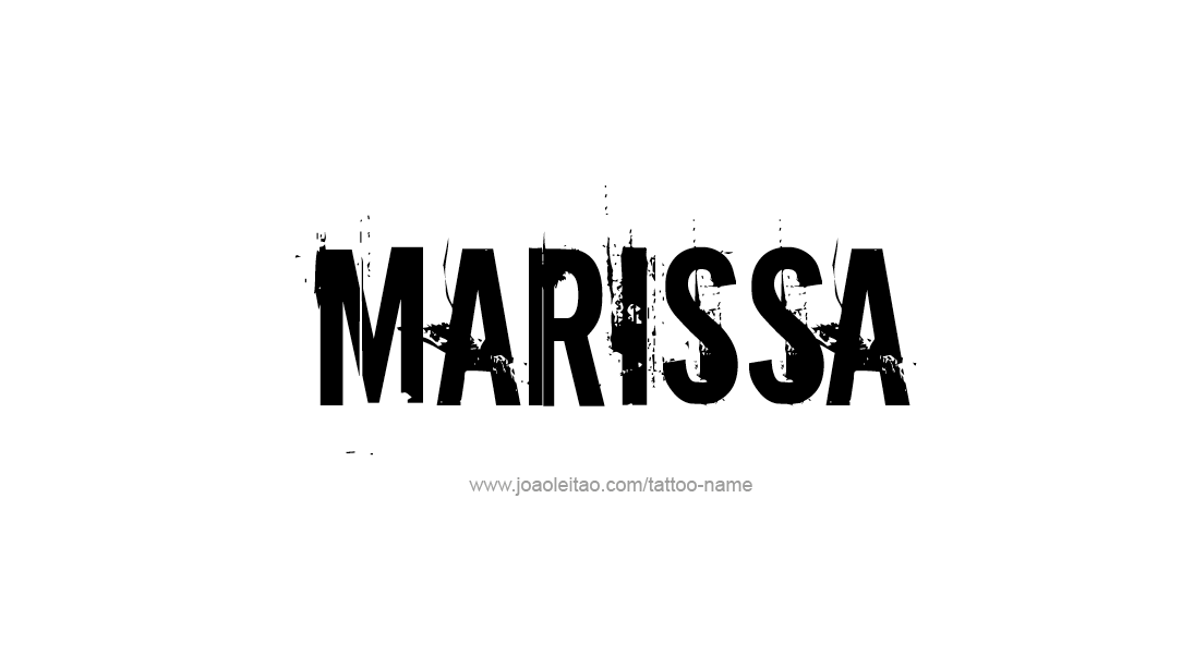 Tattoo Design Name Marissa   