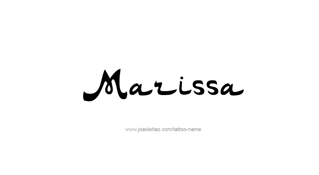 Tattoo Design Name Marissa   