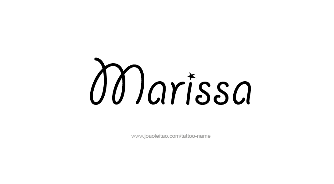 Tattoo Design Name Marissa   