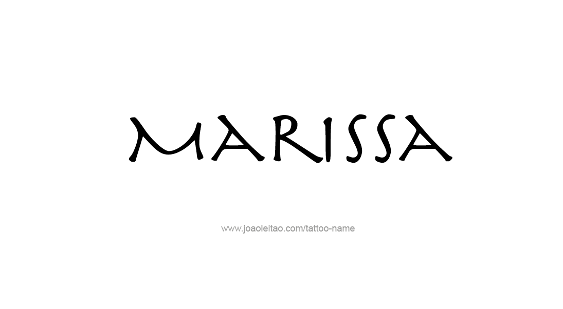 Tattoo Design Name Marissa   