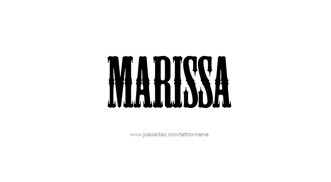 Tattoo Design Name Marissa   