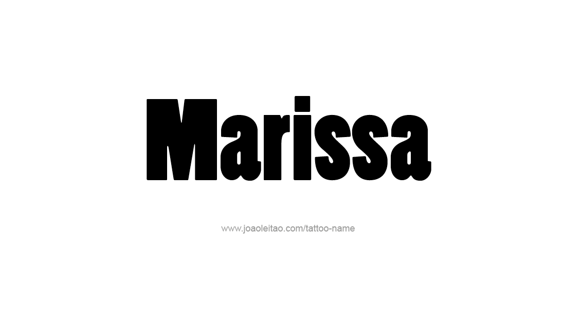 Tattoo Design Name Marissa   