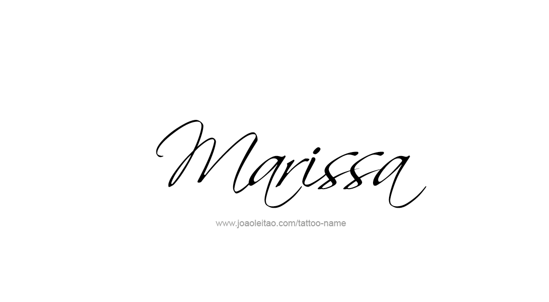 Tattoo Design Name Marissa   