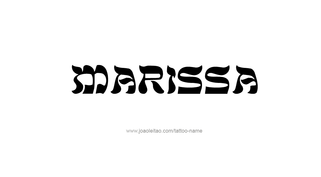 Tattoo Design Name Marissa   