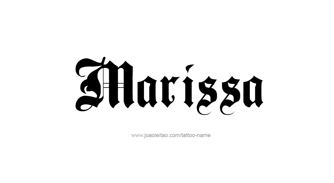 Tattoo Design Name Marissa   